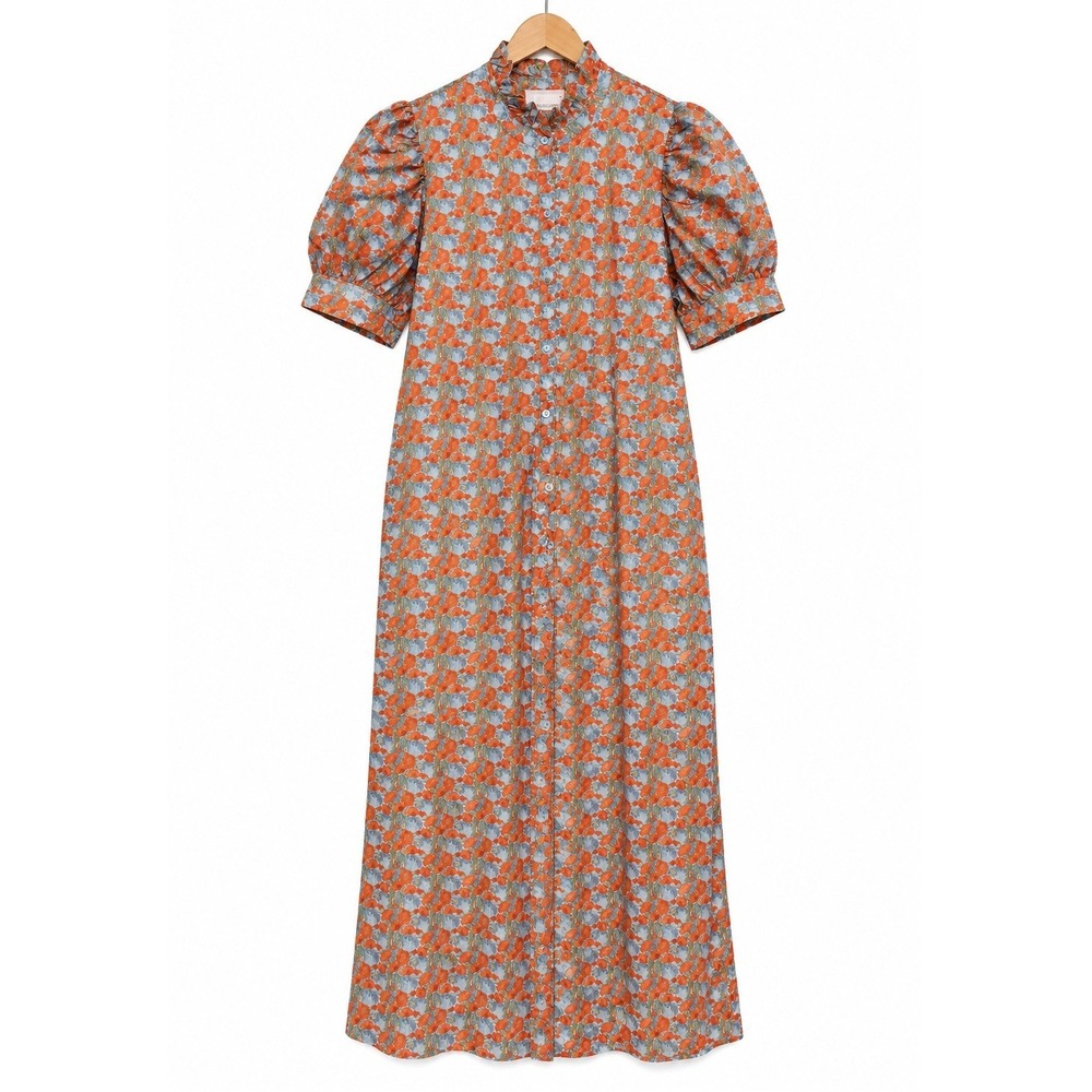 Hyacinth House Louisa Maxi Dress XXL Praire Floral Puff Sleeve Cotton